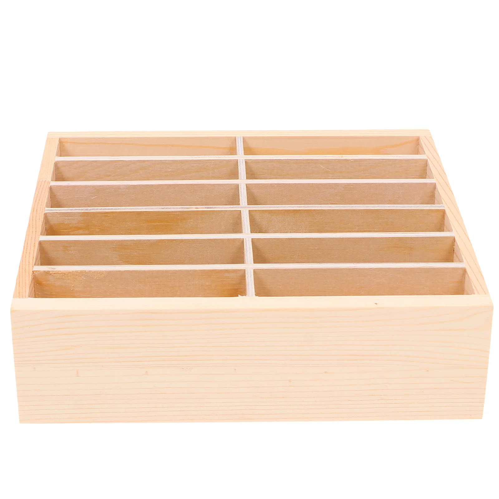 12 Grids Mobile Phone Storage Box Remote Control Holder Table Wood Shelves Sticker
12 Grids Mobile Phone Storage Box Remote Control Holder Table Wood Shelves Sticker
