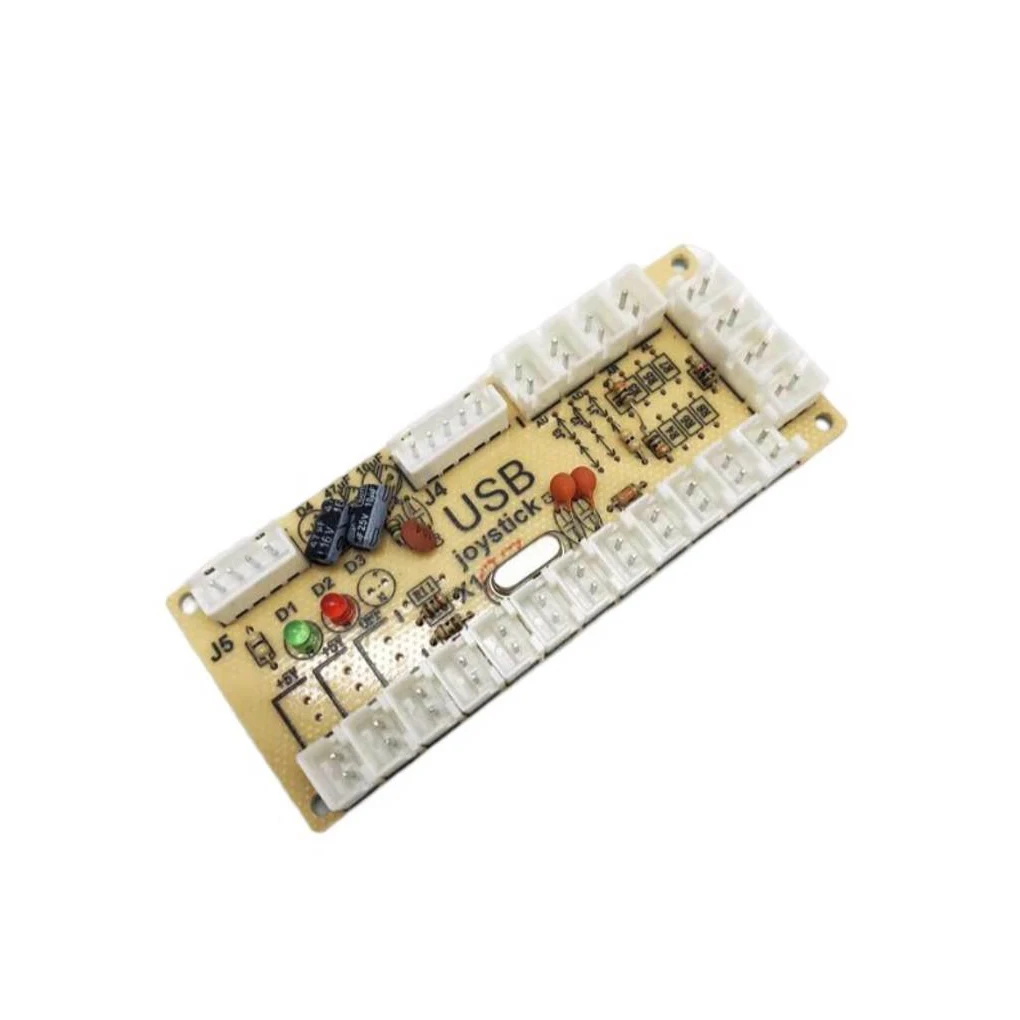 Coin Operated USB Encoder Controller PC to Joystick Board Arcade Machine Street Fighting Gamepad Repair Upgrade Accessories
Coin Operated USB Encoder Controller PC to Joystick Board Arcade Machine Street Fighting Gamepad Repair Upgrade Accessories