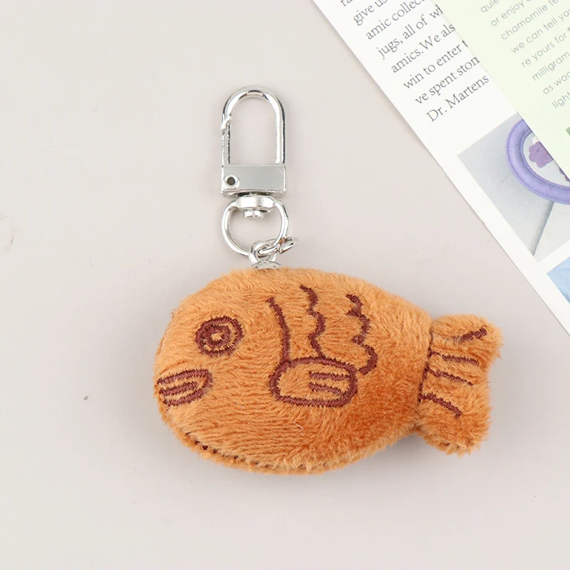 1PC Cute Cartoon Taiyaki Keychain Kawaii Plush Fish Key Holder Bag Pendant Backpack Ornament For Girl Boy Gifts
1PC Cute Cartoon Taiyaki Keychain Kawaii Plush Fish Key Holder Bag Pendant Backpack Ornament For Girl Boy Gifts