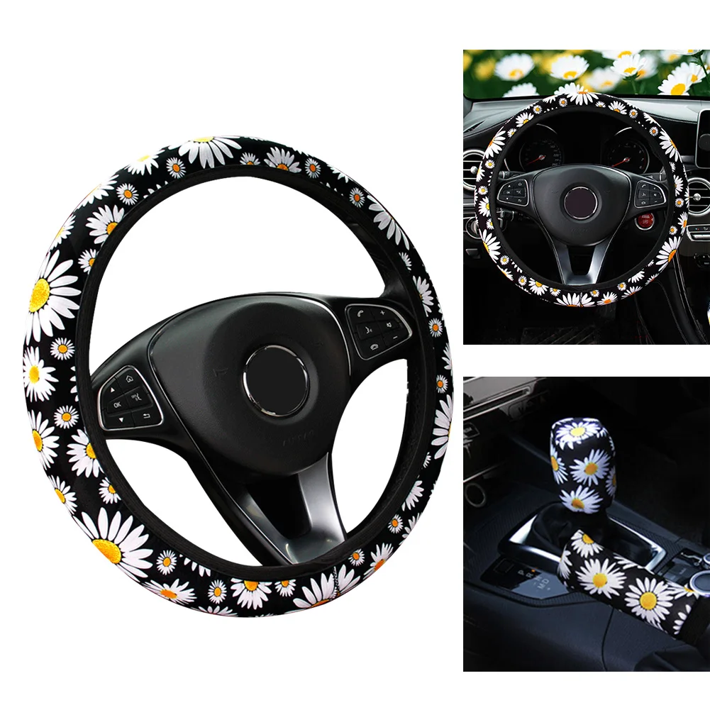 Gear Cover Steering Wheel Cover Car Interior Accessories 37-38cm 3PCS/set Car Decor Chrysanthemum Steering Wheel
Gear Cover Steering Wheel Cover Car Interior Accessories 37-38cm 3PCS/set Car Decor Chrysanthemum Steering Wheel