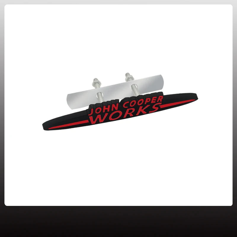 Наклейка JCW для автомобильной решетки, наклейка для John Cooper Works R52 F55 F56 R55 R56 R60 Mini Cooper, черный логотип, аксессуары для эмблемы
Наклейка JCW для автомобильной решетки, наклейка для John Cooper Works R52 F55 F56 R55 R56 R60 Mini Cooper, черный логотип, аксессуары для эмблемы