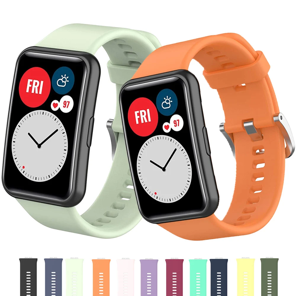 Silicone Band For Huawei Watch FIT Strap Smartwatch Accessories Replacement Wristband Belt bracelet Huawei Watch fit new Strap
Silicone Band For Huawei Watch FIT Strap Smartwatch Accessories Replacement Wristband Belt bracelet Huawei Watch fit new Strap