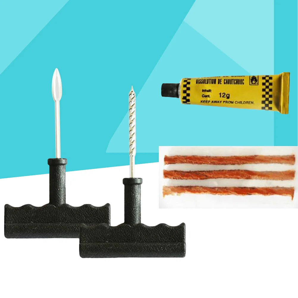 1 Set Tire Repair Professional Car Tire Tyre Car Accessories Repair Puncture Plug Repair Tool
1 Set Tire Repair Professional Car Tire Tyre Car Accessories Repair Puncture Plug Repair Tool