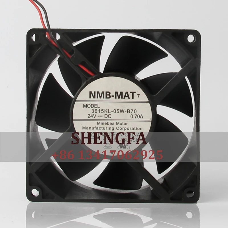 NMB 3615KL-05W-B70 Cooling Fan 12V 48V DC24V 0.7A EC AC 92X92X38MM 9cm 9238 ABB Inverter Axial Flow Centrifugal Ventilation
NMB 3615KL-05W-B70 Cooling Fan 12V 48V DC24V 0.7A EC AC 92X92X38MM 9cm 9238 ABB Inverter Axial Flow Centrifugal Ventilation