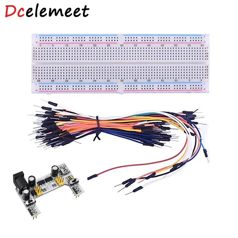 NEW MB-102 MB102 Breadboard 400 830 Point Solderless PCB Bread Board Test Develop DIY for arduino laboratory SYB-830
NEW MB-102 MB102 Breadboard 400 830 Point Solderless PCB Bread Board Test Develop DIY for arduino laboratory SYB-830