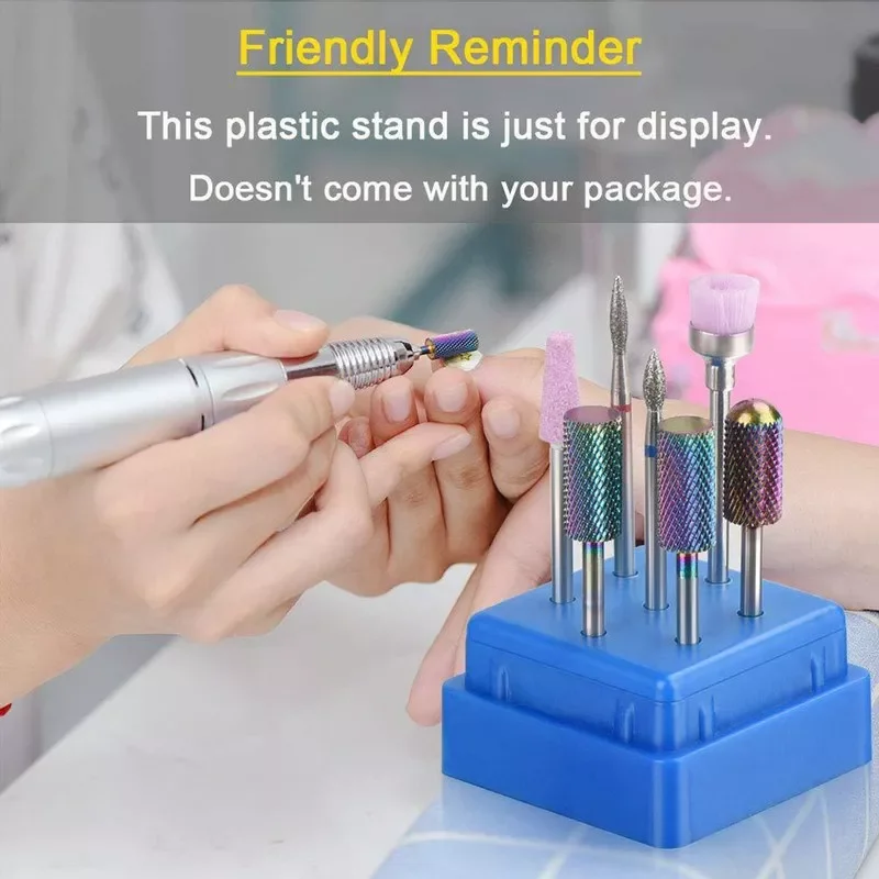 NEW Multicolor 7 Pcs Carbide Nail Drill Bits Set Nail File Manicure Machine Accessories Pedicure Nail Art Tools
NEW Multicolor 7 Pcs Carbide Nail Drill Bits Set Nail File Manicure Machine Accessories Pedicure Nail Art Tools