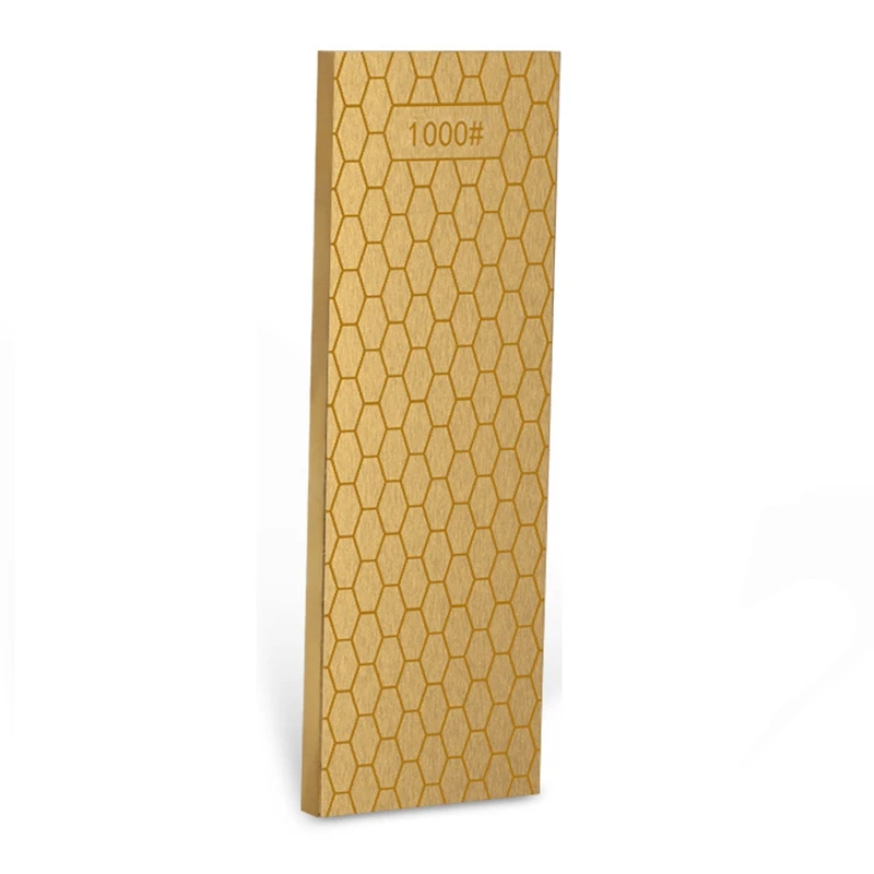 Diamond Sharpening Stone 2 Side Grit 400/1000 Titanium Plating Diamond Plate Honing Stone 8-Inch Hone Sharpener
Diamond Sharpening Stone 2 Side Grit 400/1000 Titanium Plating Diamond Plate Honing Stone 8-Inch Hone Sharpener