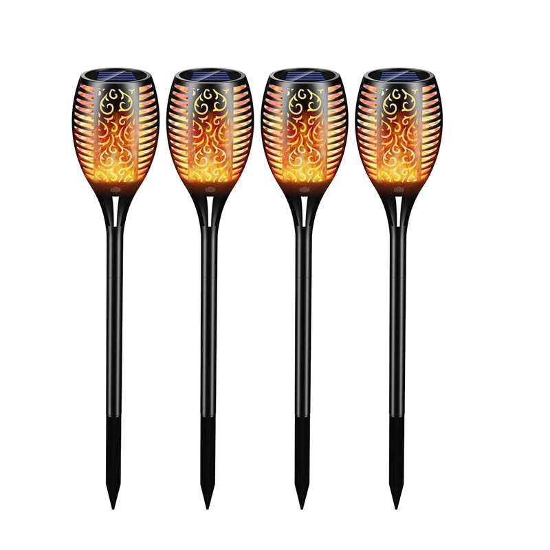 Solar Lights Outdoor Garden, 4-Pack 33 LED Solar Flame Lights Solar Powered Lights Solar Pathway Lights, IP65 Waterproof
Solar Lights Outdoor Garden, 4-Pack 33 LED Solar Flame Lights Solar Powered Lights Solar Pathway Lights, IP65 Waterproof