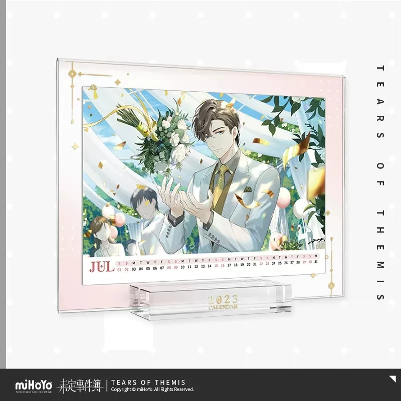 TEARS OF THEMIS 2023 Acrylic Commemorative Desk Calendar LIBRA miHoYo Official Anime Accessories New Year Decorations Christmas
TEARS OF THEMIS 2023 Acrylic Commemorative Desk Calendar LIBRA miHoYo Official Anime Accessories New Year Decorations Christmas