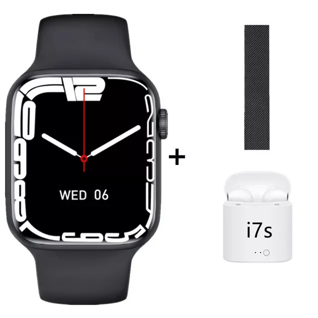 New IWO W27 Pro Series 7 NFC Smart Watch AI Voice Bluetooth Call Wireless charging1.81 inch Screen PRO Smart Watch PK DT7MAX W17
New IWO W27 Pro Series 7 NFC Smart Watch AI Voice Bluetooth Call Wireless charging1.81 inch Screen PRO Smart Watch PK DT7MAX W17