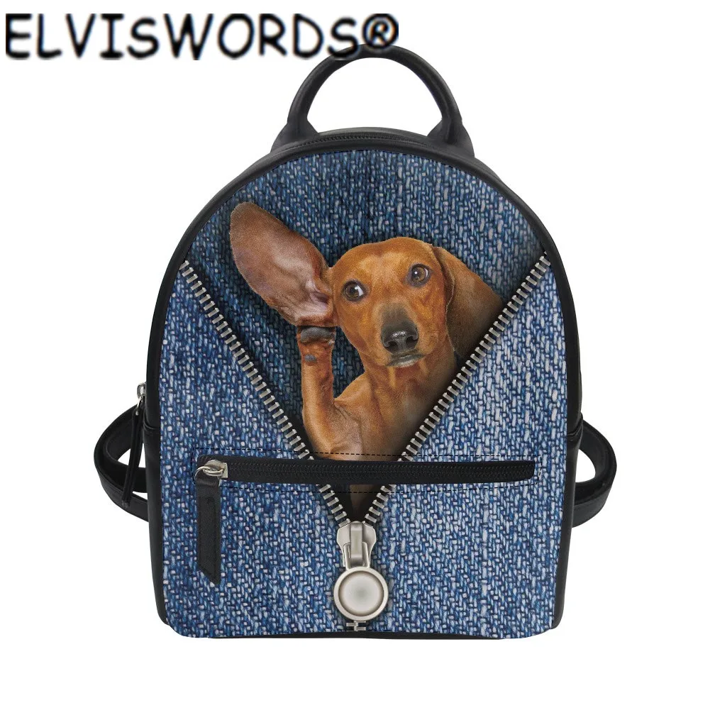 Женский рюкзак ELVISWORDS, винтажный мини-рюкзак из искусственной кожи, с животным рисунком собаки, повседневная сумка на плечо, женский маленьк...
Женский рюкзак ELVISWORDS, винтажный мини-рюкзак из искусственной кожи, с животным рисунком собаки, повседневная сумка на плечо, женский маленьк...