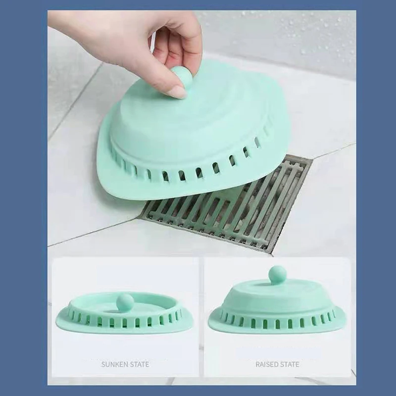 Home Sink Silica Gel Filter Bathroom Floor Drain Deodorant Sewer Plug Seal Wash Face Wash Vegetable Pool Anti-clogging Cover
Home Sink Silica Gel Filter Bathroom Floor Drain Deodorant Sewer Plug Seal Wash Face Wash Vegetable Pool Anti-clogging Cover