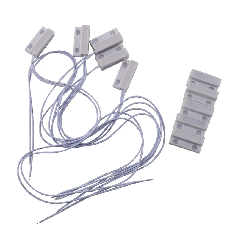5 Pcs Mc-38 Wired Door Window Sensor Magnetic Switch For Home Alarm System,When Sensor Together,Normally Closed Nc
5 Pcs Mc-38 Wired Door Window Sensor Magnetic Switch For Home Alarm System,When Sensor Together,Normally Closed Nc