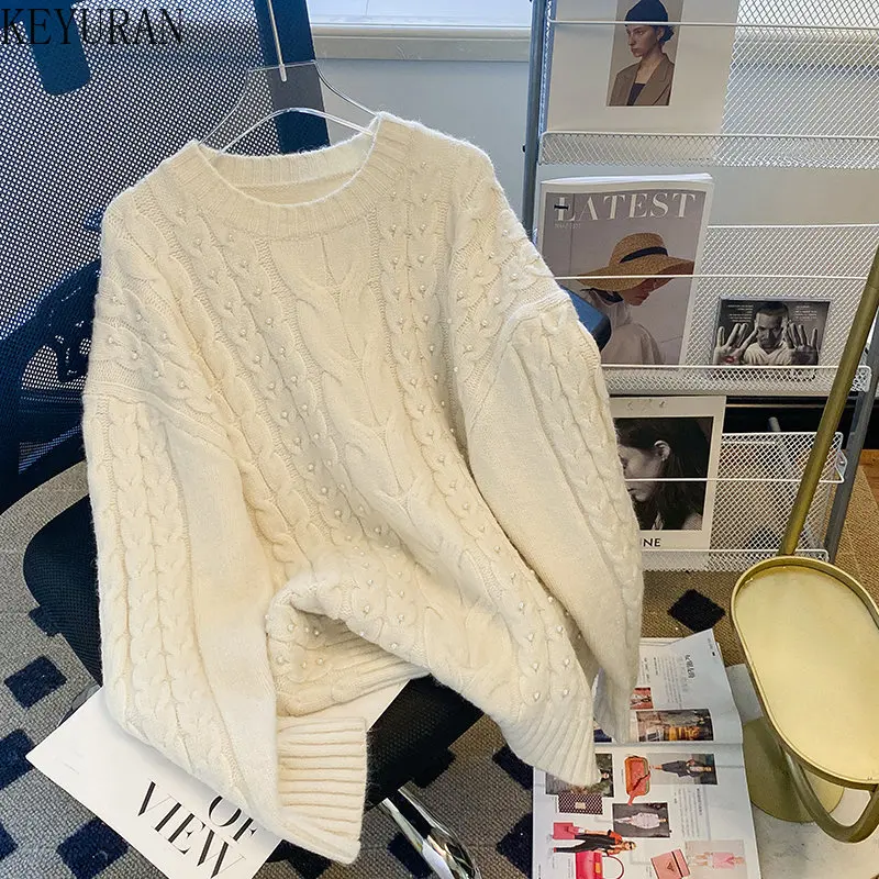 Винтажный вязаный свитер большого размера, пуловеры, новинка 2022, Осень-зима, модная Элегантная трикотажная одежда, женские свитера, топы, Y2k ...
Винтажный вязаный свитер большого размера, пуловеры, новинка 2022, Осень-зима, модная Элегантная трикотажная одежда, женские свитера, топы, Y2k ...