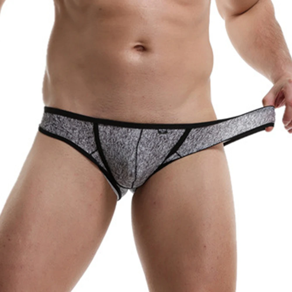 Mens Sexy Ice Silk G-String Convex Pouch Underpants T-Back Bikini Briefs Thongs Underwear Sexy Lingerie Soft Low Rise Underpants
Mens Sexy Ice Silk G-String Convex Pouch Underpants T-Back Bikini Briefs Thongs Underwear Sexy Lingerie Soft Low Rise Underpants