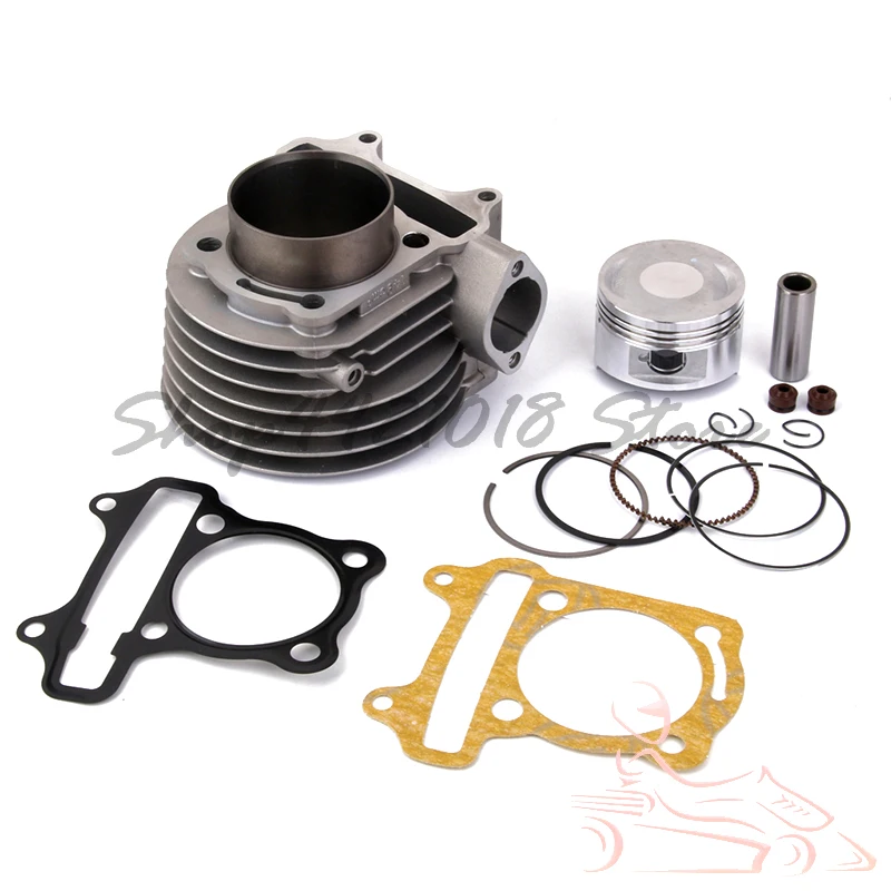 GY6150 cylinder Kit 57.4mm Cylinder Piston Ring Set for 4 stroke Scooter Moped ATV QUAD GY6 150 157QMJ 1P57QMJ 
GY6150 cylinder Kit 57.4mm Cylinder Piston Ring Set for 4 stroke Scooter Moped ATV QUAD GY6 150 157QMJ 1P57QMJ
