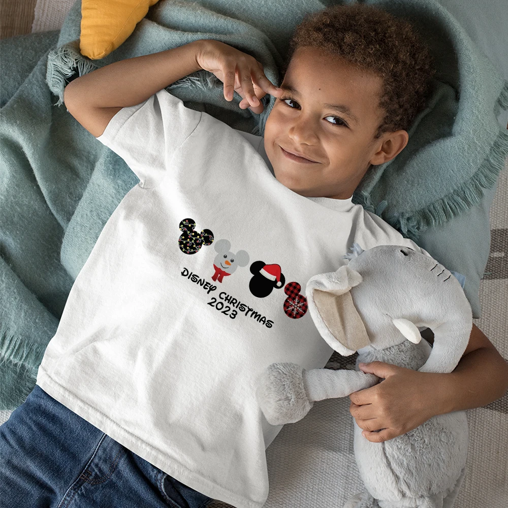 Disney Hot Sell White Kids Christmas 2023 Mickey Y2K Cartoon Graphci T-Shirts Brother Sister Costume 3-12 Girls Clothes Trend
Disney Hot Sell White Kids Christmas 2023 Mickey Y2K Cartoon Graphci T-Shirts Brother Sister Costume 3-12 Girls Clothes Trend