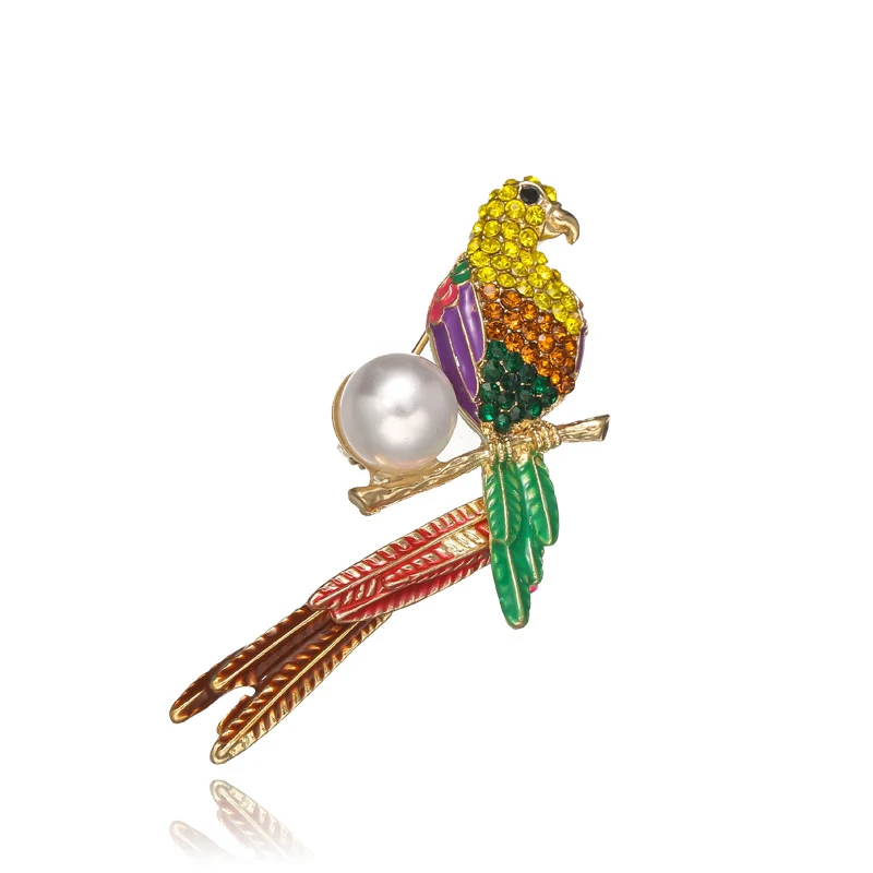 Fashion Handmade Cute Birds Parrot Pin Brooches for Women Enamel Pin Crystal Animal Baby Bird Brooch Pin Christmas Jewelry
Fashion Handmade Cute Birds Parrot Pin Brooches for Women Enamel Pin Crystal Animal Baby Bird Brooch Pin Christmas Jewelry