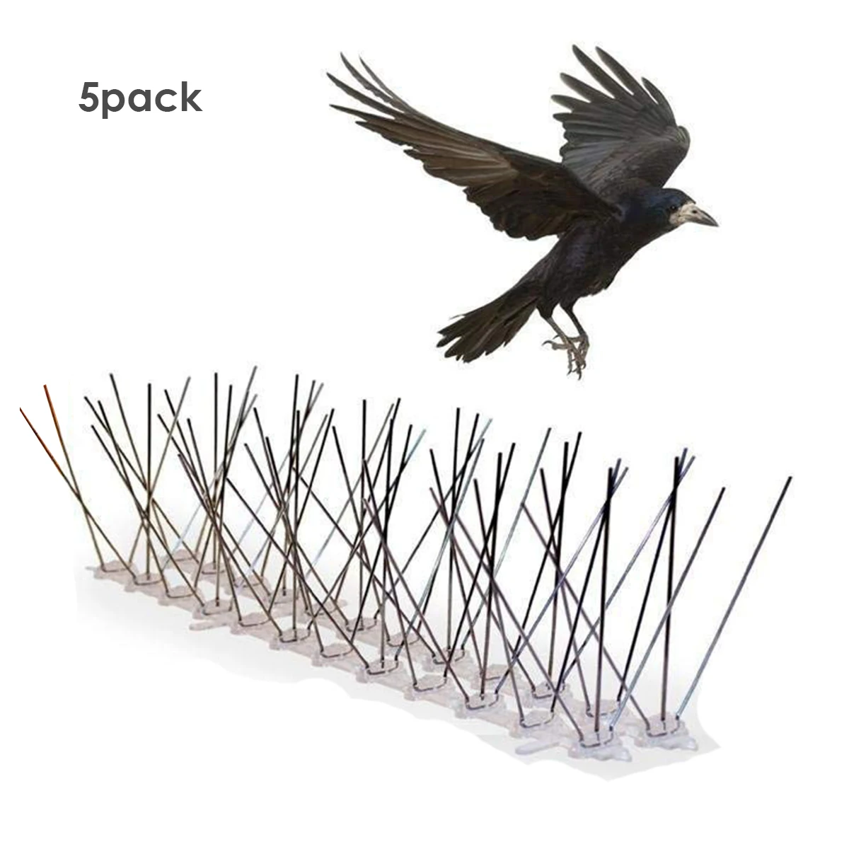 5pcs Stainless Steel Bird Spikes Bird Deterrent Spikes Covers 10 Feet 5pcs Stainless Steel Bird Spikes 5pcs Stainless Steel
5pcs Stainless Steel Bird Spikes Bird Deterrent Spikes Covers 10 Feet 5pcs Stainless Steel Bird Spikes 5pcs Stainless Steel