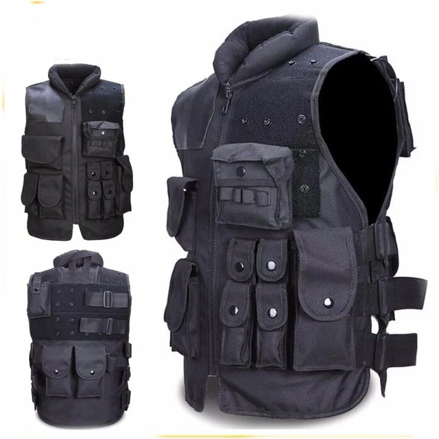 

High Quality Tactical Vest Black Mens Military Hunting Vest Field Battle Airsoft Molle Waistcoat Combat Assault Plate Carrier