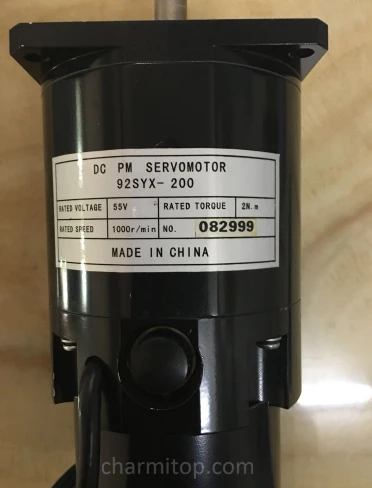 92syx-200 DC PM SERVOMOTOR motor 1000rpm 55V 2N.m for charmilles EDM Machine SA30
92syx-200 DC PM SERVOMOTOR motor 1000rpm 55V 2N.m for charmilles EDM Machine SA30