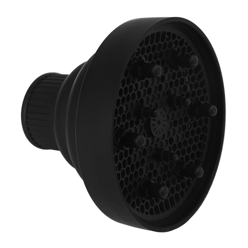 Universal Foldable Hair Dryer Diffuser Attachment Foldable Portable Travel Folding Design Fits Most Hair Dryers-Black
Universal Foldable Hair Dryer Diffuser Attachment Foldable Portable Travel Folding Design Fits Most Hair Dryers-Black