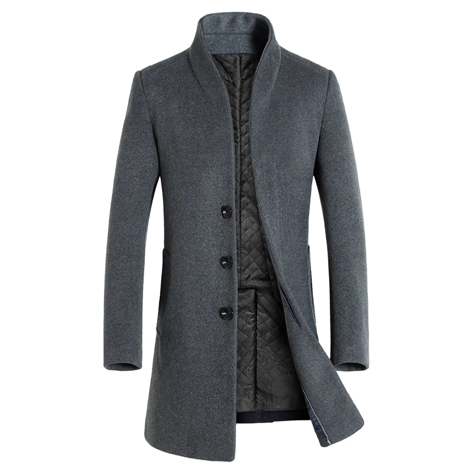 Long Coats Casual Slim Trench Jacket Mid-length Breasted Winter Men Sleeve Solid Male Overcoat Jackets Single 2021 Collar Lapel
Long Coats Casual Slim Trench Jacket Mid-length Breasted Winter Men Sleeve Solid Male Overcoat Jackets Single 2021 Collar Lapel
