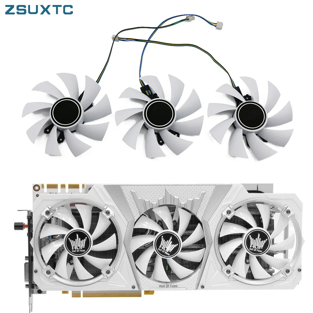 DIY GA92S2H 87MM Replacement For GALAX GTX 1060 1070 1070 Ti 1080 1080Ti GTX1060 GTX1070 Graphics Card Cooling Fan
DIY GA92S2H 87MM Replacement For GALAX GTX 1060 1070 1070 Ti 1080 1080Ti GTX1060 GTX1070 Graphics Card Cooling Fan