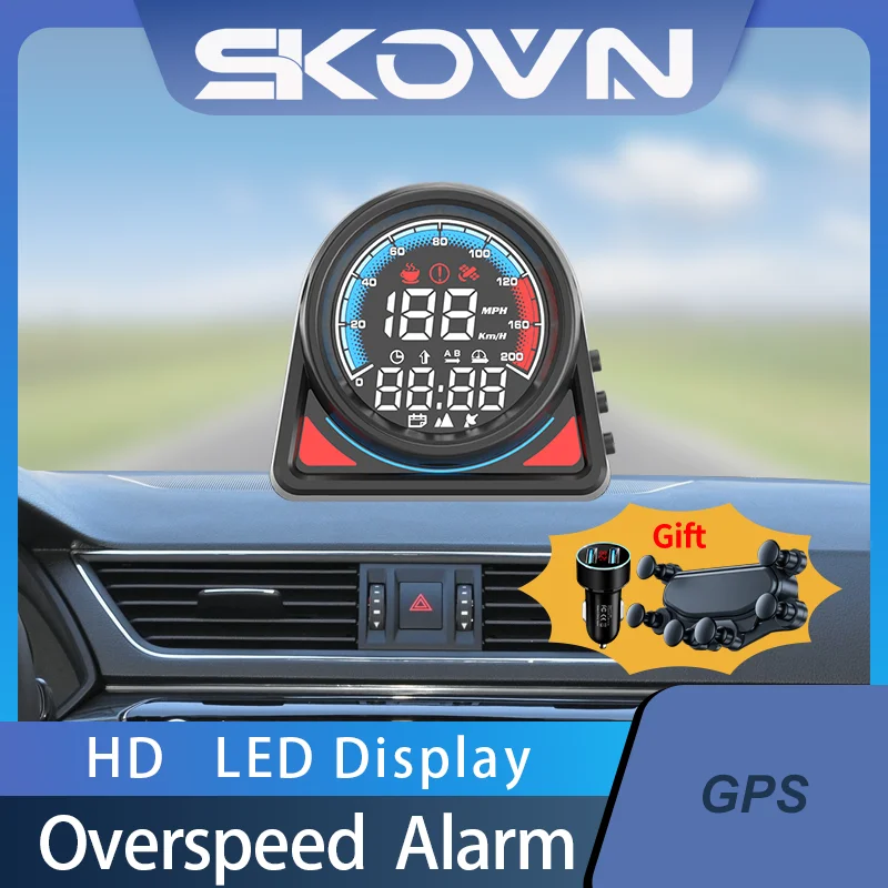 2023 Newest Innovative GPS HUD Gauge Digital Speedometer Clock Display Voltage Over-speed Alarm KM/H MPH Car Accessories
2023 Newest Innovative GPS HUD Gauge Digital Speedometer Clock Display Voltage Over-speed Alarm KM/H MPH Car Accessories
