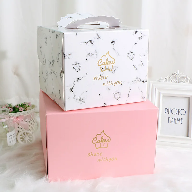 50PCS Bronzing Portable Birthday Cake Paper Box Box Square Cake Box Wholesale Baking Packaging Custom
50PCS Bronzing Portable Birthday Cake Paper Box Box Square Cake Box Wholesale Baking Packaging Custom