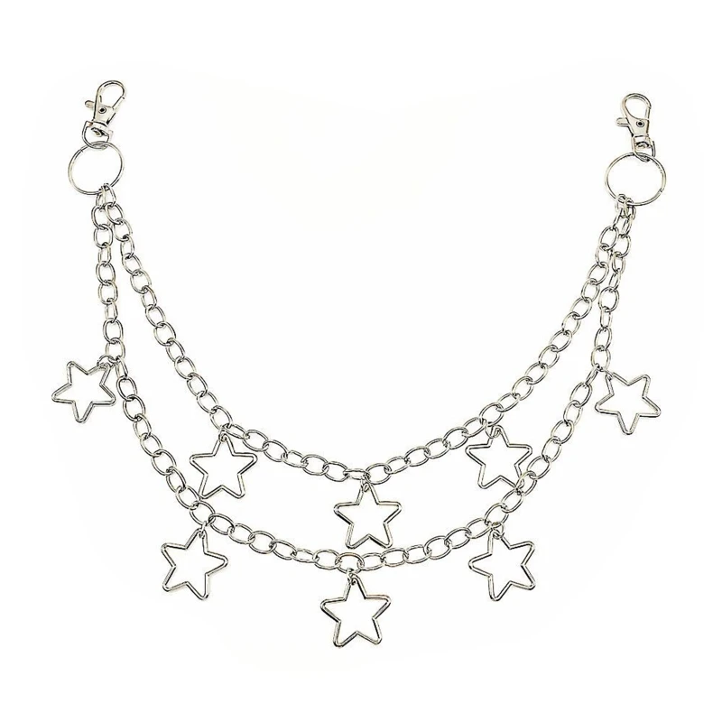 652F Skirts Pants Chain Multi Layered Colorful Heart Dangle Chains Alloy Pendant Waist Wallet Pocket Chain for Women Girl Gif
652F Skirts Pants Chain Multi Layered Colorful Heart Dangle Chains Alloy Pendant Waist Wallet Pocket Chain for Women Girl Gif