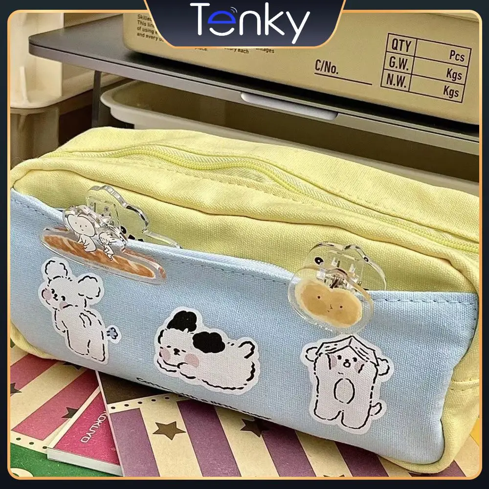 Preferred Material Large Capacity Puppy Pencil Case Cute Cartoon Pencil Box Car Line Neat Careful Workmanship Storage Bag Canvas 
Preferred Material Large Capacity Puppy Pencil Case Cute Cartoon Pencil Box Car Line Neat Careful Workmanship Storage Bag Canvas