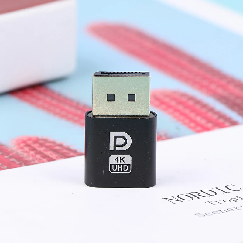 1 шт. 4K вилка-пустышка Displayport DP Виртуальный адаптер дисплея EDID Безголовый эмулятор призрака настольные аксессуары для ПК графического видео
1 шт. 4K вилка-пустышка Displayport DP Виртуальный адаптер дисплея EDID Безголовый эмулятор призрака настольные аксессуары для ПК графического видео