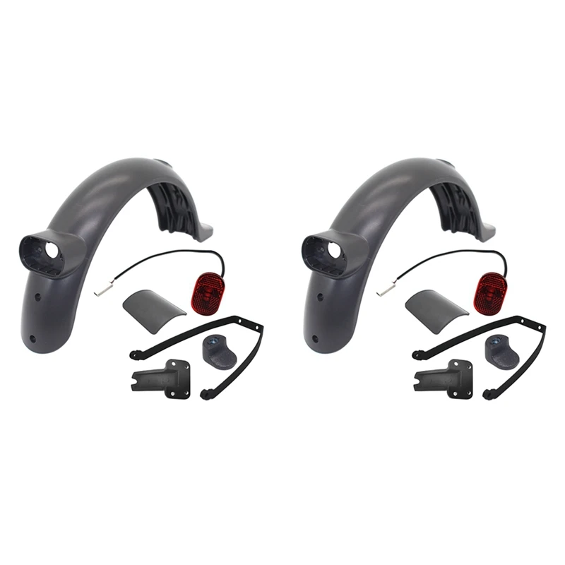 New 2X Electric Scooter Fender Kit E-Scooter Rear Mudguard With Rear Light For Upgraded Xiaomi M365 Pro Pro 2 1S 
New 2X Electric Scooter Fender Kit E-Scooter Rear Mudguard With Rear Light For Upgraded Xiaomi M365 Pro Pro 2 1S