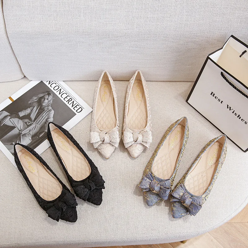 Shoes Woman Flats Slip-on Casual Female Sneakers Modis Pointed Toe Bow-Knot Shallow Mouth Dress Big Size Slip On 2023 Moccasin N
Shoes Woman Flats Slip-on Casual Female Sneakers Modis Pointed Toe Bow-Knot Shallow Mouth Dress Big Size Slip On 2023 Moccasin N