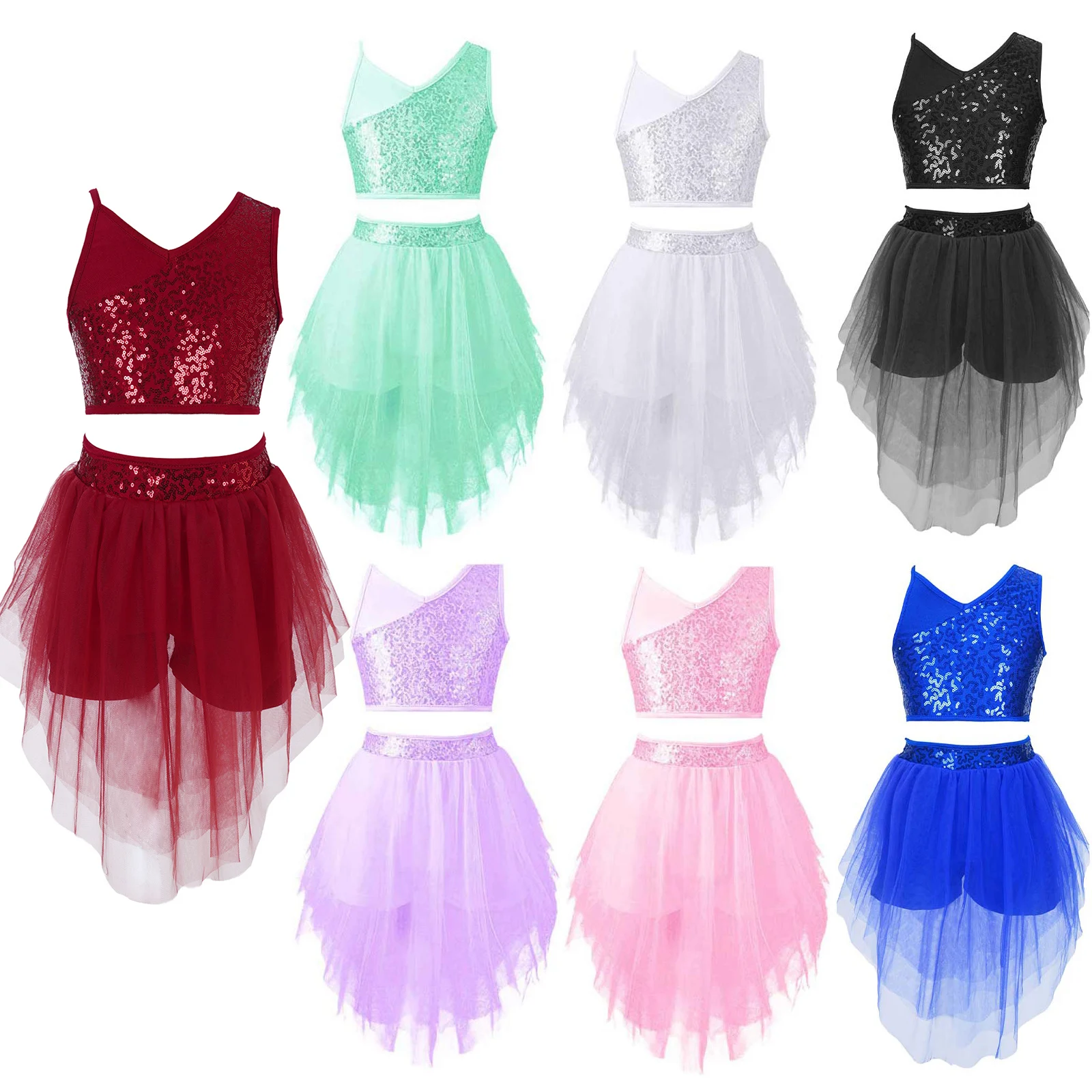 Swan Dress Ballet Girl Sleeveless V Neckline Sequins Crop Top with Mesh Boxer Style Skirt Ballerina Dress Ballet Tutu For Kids
Swan Dress Ballet Girl Sleeveless V Neckline Sequins Crop Top with Mesh Boxer Style Skirt Ballerina Dress Ballet Tutu For Kids