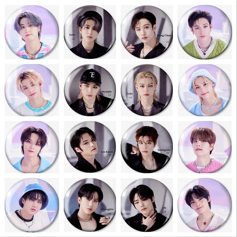 10Pcs/Lot KPOP Stray Kids POP-UP Park 5-STAR Album Round Badge Hyunjin Seungmin Lee Know Mirror Keychains Student Bag Pendant
10Pcs/Lot KPOP Stray Kids POP-UP Park 5-STAR Album Round Badge Hyunjin Seungmin Lee Know Mirror Keychains Student Bag Pendant