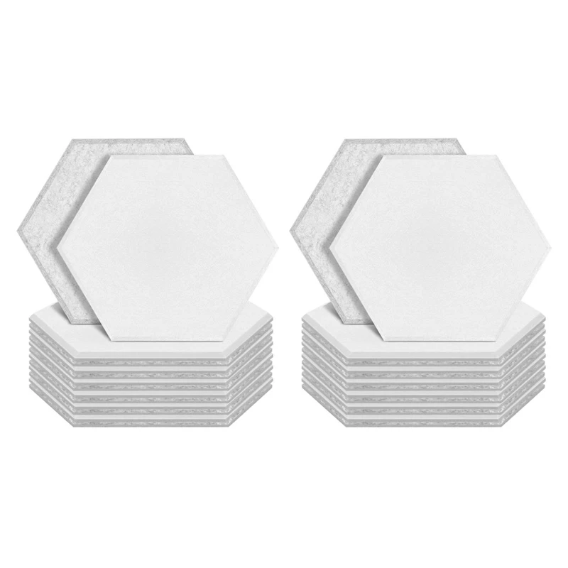 24 Pcs Hexagon Acoustic Panels Beveled Edge Sound Foam Panels,Sound Proofing Padding,Acoustic Treatment For Studio
24 Pcs Hexagon Acoustic Panels Beveled Edge Sound Foam Panels,Sound Proofing Padding,Acoustic Treatment For Studio