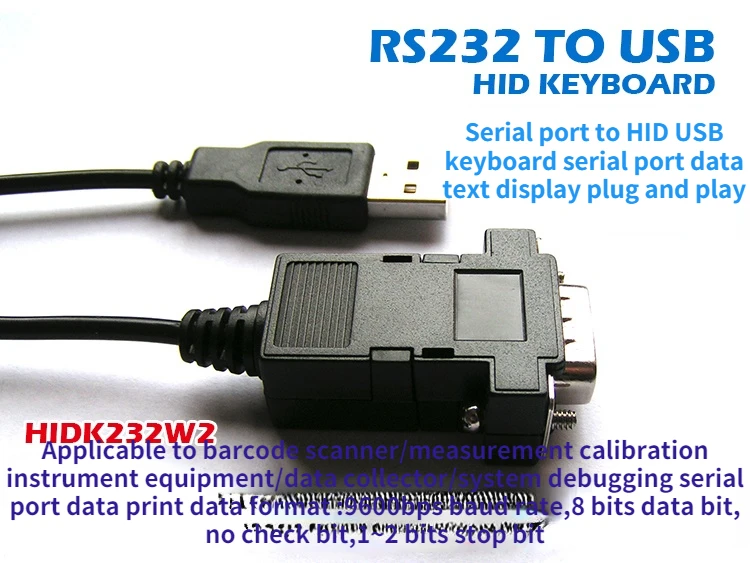 UsenDz@ Serial Port USB Keyboard Protocol Conversion Line RS232 to USB Keyboard HID Device
UsenDz@ Serial Port USB Keyboard Protocol Conversion Line RS232 to USB Keyboard HID Device