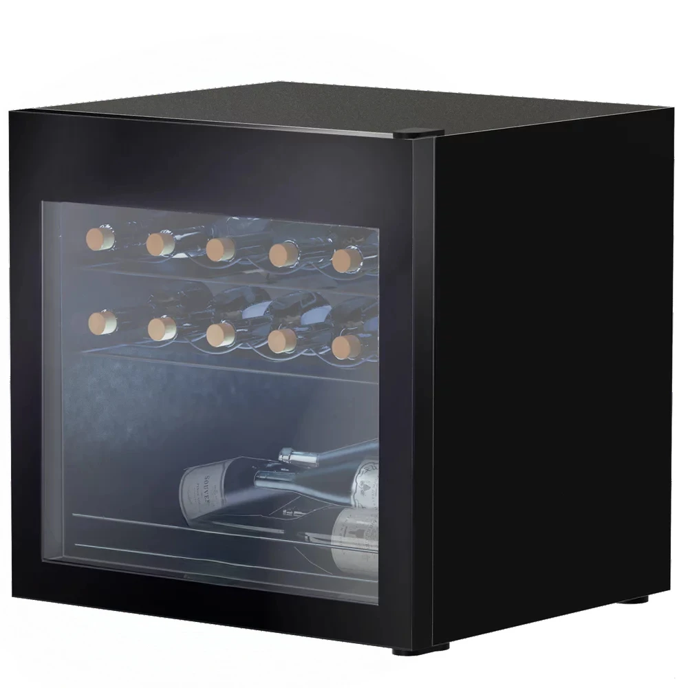 

Bottle Compressor Wine Cooler Refrigerator, Compact Wine Cellar For Red, White, Champagne or Sparkling Wine, Digital Temperature