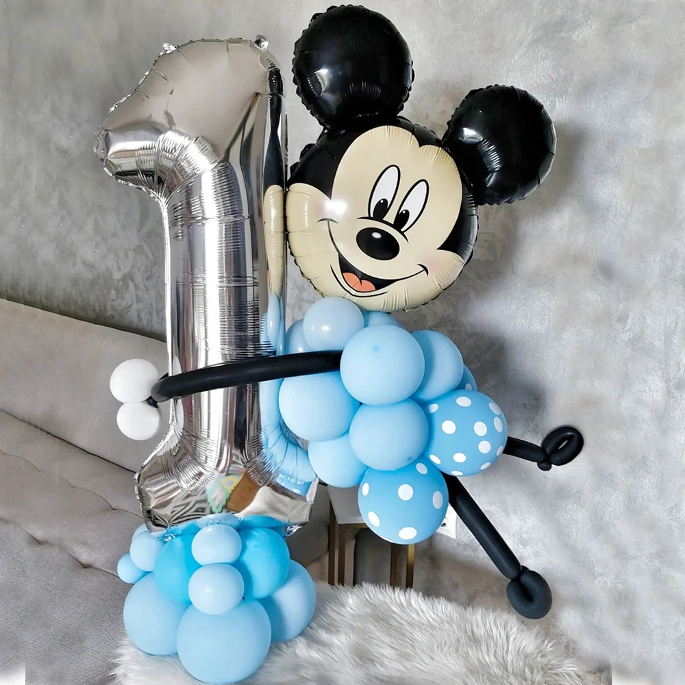 34Pcs Disney Mickey Mouse Head Aluminum Film Balloon 32 Inch Silver Number Balloon Birthday Party Baby Shower Decoration Globals
34Pcs Disney Mickey Mouse Head Aluminum Film Balloon 32 Inch Silver Number Balloon Birthday Party Baby Shower Decoration Globals