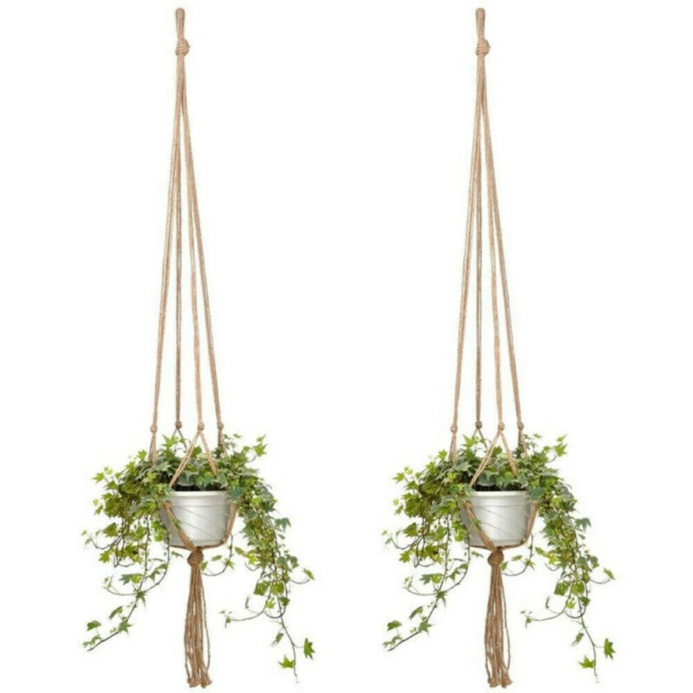 6PCS Macrame Handmade Plant Hanger Baskets Holder Balcony Hanging Decoration Vintage Flower Pot Holder Rope Home Garden Supplies
6PCS Macrame Handmade Plant Hanger Baskets Holder Balcony Hanging Decoration Vintage Flower Pot Holder Rope Home Garden Supplies