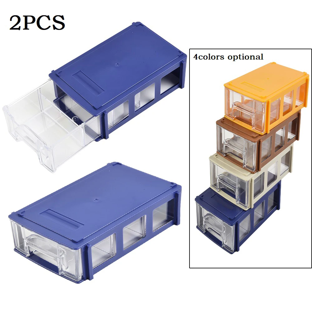 2pcs Stackable Plastic Hardware Parts Storage Boxes Component Screws Toolbox Combined Cabinet Rack Building Block Drawer Case
2pcs Stackable Plastic Hardware Parts Storage Boxes Component Screws Toolbox Combined Cabinet Rack Building Block Drawer Case
