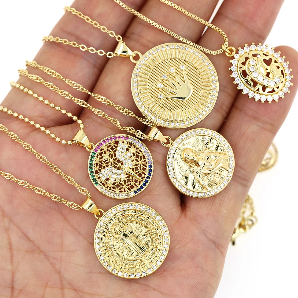 2022 Newest Designer Jewelry Women Gold 18k Copper Non Tarnish Lucky Pendant Necklace
2022 Newest Designer Jewelry Women Gold 18k Copper Non Tarnish Lucky Pendant Necklace