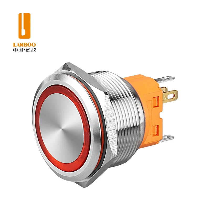LANBOO 25/30mm Bi-color RGB LED Metal Push Button Switch Momentary Latching Waterpoof 2no2nc Button On Off Stainless Steel
LANBOO 25/30mm Bi-color RGB LED Metal Push Button Switch Momentary Latching Waterpoof 2no2nc Button On Off Stainless Steel