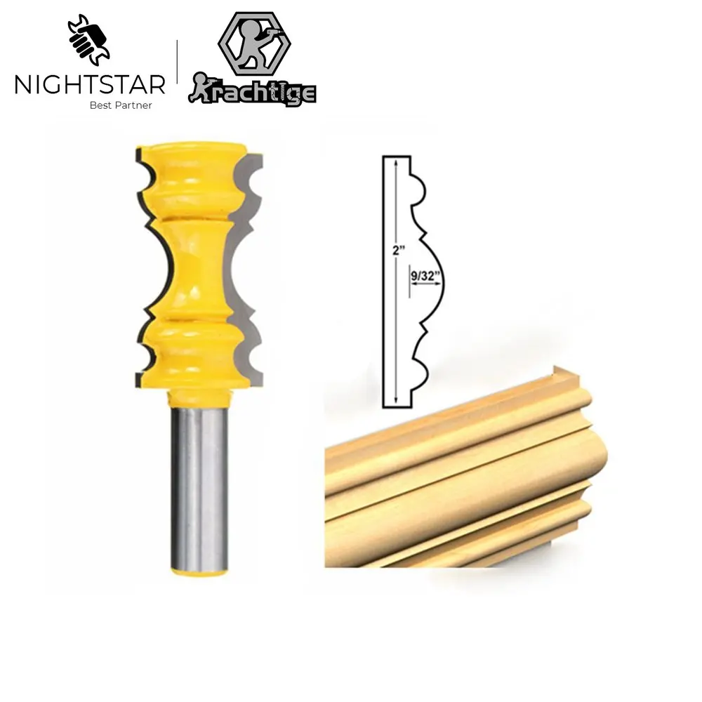 Professional Alloy Milling Cutter Noble Design for Woodworking Crown Tool for Photo Frame Tool Shank 1/2 Inch 12mm
Professional Alloy Milling Cutter Noble Design for Woodworking Crown Tool for Photo Frame Tool Shank 1/2 Inch 12mm