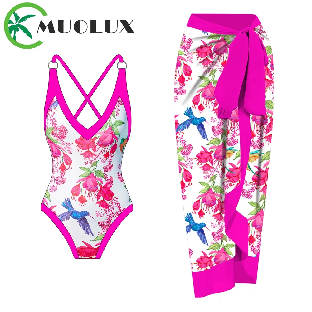 MUOLUX New 2023 Vintage Women Sexy Print One Piece Swimsuit Swimwear Woman Monokini Beachwear Dress Bathing Suit Cover Up Skirt
MUOLUX New 2023 Vintage Women Sexy Print One Piece Swimsuit Swimwear Woman Monokini Beachwear Dress Bathing Suit Cover Up Skirt