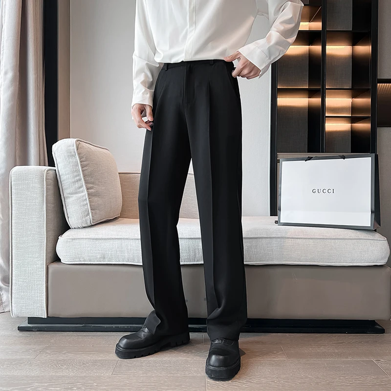 Streetwear Men’s Suit Pants Solid Full Baggy Casual Wide Leg Trousers Male For Black White Korean Style Fashion Men Woman Pants
Streetwear Men’s Suit Pants Solid Full Baggy Casual Wide Leg Trousers Male For Black White Korean Style Fashion Men Woman Pants