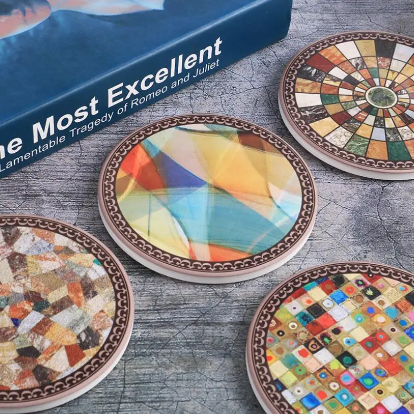 Creative Insulation Ceramic Cork Coaster Round Coffee Mug Coaster Non Slip Cup Mat
Creative Insulation Ceramic Cork Coaster Round Coffee Mug Coaster Non Slip Cup Mat