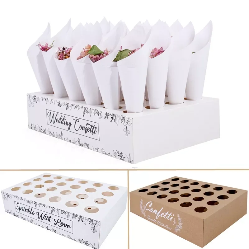 Wedding Decoration Dried Flowers Confetti Tray Wedding Confetti Cones Stand Box Bride Confetti To Be Tray Event Party Supplies
Wedding Decoration Dried Flowers Confetti Tray Wedding Confetti Cones Stand Box Bride Confetti To Be Tray Event Party Supplies